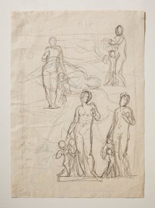 Venus og Amor. Amors pile smedet i Smithy Vulcan af Bertel Thorvaldsen