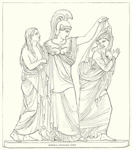 Minerva afslørende Vice af Bertel after Thorvaldsen
