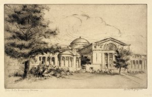 Fine Arts Building, Chicago (facade, vest) af Bertha E. Jaques
