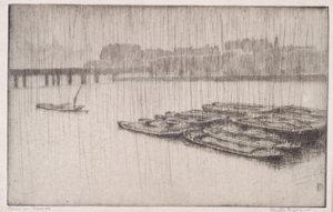 Regn på Themsen af Bertha E. Jaques