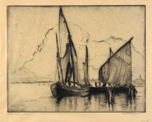 Venedigs fiskerbåde af Bertha E. Jaques