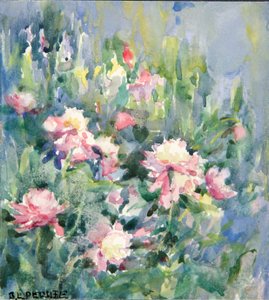 Unavngivne blomster, 1916. af Bertha Eversfield Perrie