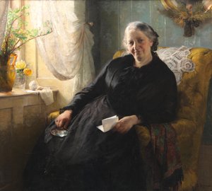 Portræt af Cecilie Trier, født Melchior