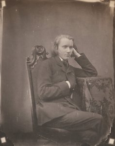 Johannes Brahms, Leipzig, 1853 (foto) af Bertha Wehnert Beckmann