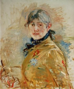 Selvportræt af Berthe Morisot