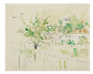 Bougival, 1884 af Berthe Morisot