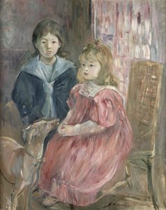 Dobbeltportræt af Charley og Jeannie Thomas, børn af kunstnerens fætter, Gabriel Thomas, 1894