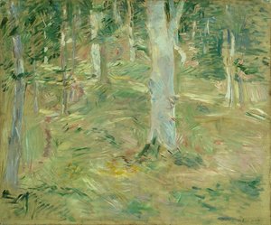 Skov i Compiègne, 1885. af Berthe Morisot