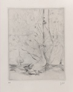 Gås, 1889. af Berthe Morisot