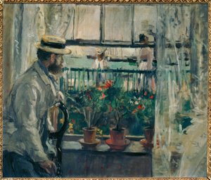 Interieur, Isle of Wight af Berthe Morisot