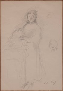 Marthe Givaudan af Berthe Morisot