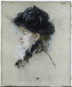 Mlle. Louise Rieser, 1888. af Berthe Morisot
