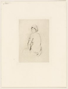 Nøgen set bagfra af Berthe Morisot