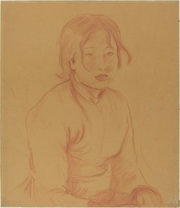 Bondepige af Berthe Morisot