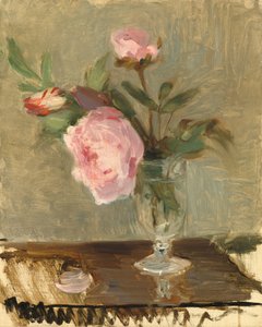 Pæoner, ca. 1869. af Berthe Morisot
