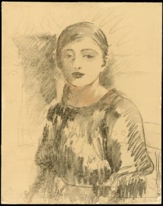 Portræt af Julie Manet af Berthe Morisot
