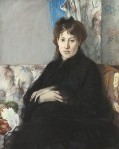 Portræt af Madame Edma Pontillon, født Morisot, 1871 af Berthe Morisot