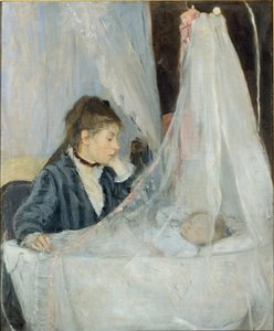 Vuggen af Berthe Morisot