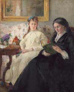 Kunstnerens mor og søster af Berthe Morisot
