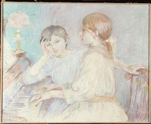 Klaveret, 1888 af Berthe Morisot
