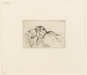 Ung kvinde i hvile af Berthe Morisot