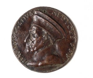 Medalje, der forestiller Cosimo il Grande: recto