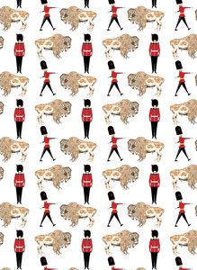 Buffalo Soldier, 2015 (illustration, digital) af Beth Travers