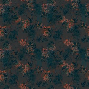 Burnt Umber Floral, 2015 (illustrativt gentagelsesmønster)