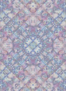 Spring Geo, 2015 (blandede medier, blæk, varmeoverførsel, akvarel, illustration, digital) af Beth Travers