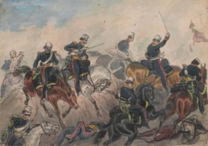 3rd Light Dragoons ved Ferozeshah af Bethune Donald Grant
