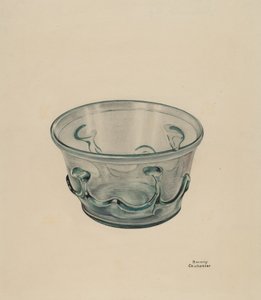 Glas skål af Beverly Chichester