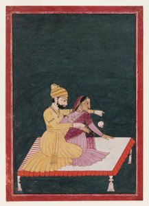 Harsha Hambira Kalyana Raga, før 1795 (wc & guld på papir) af Bhagvan attr. to Bhagvan attr. to