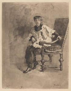 Siddende Acolyte, ca. 1872.