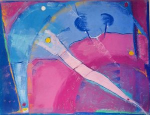 Landskab i fødsel 3 af Bibiana Ulanosky