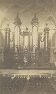 Great Organ, i Music Hall, Boston, Mass, ca. 1900-tallet. af Bierstadt Brothers