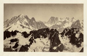 [Udsigt over Alperne] af Bisson Frères