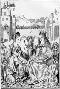 Saint Catherine of Alexandria, 15. århundrede 1849. af Bisson and Cottard