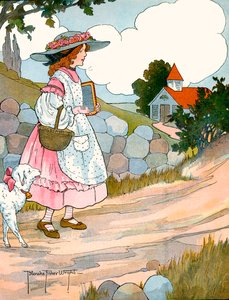 Mary havde et lille lam, af Blanche Fisher Wright