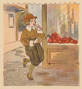 Børnerim: Handy Pandy (farvelitografi)