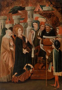 Den hellige Katarina af Siena før pave Gregor XI