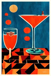 Retro-cocktailbord af Bo Anderson
