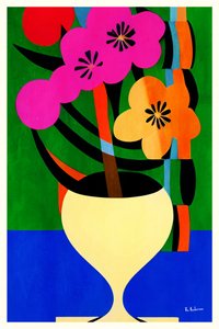 Livlig blomsterabstraktion af Bo Anderson
