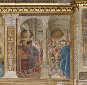 Central Aave, Fjerde Nordspan, Omskæring, Boccaccio Boccaccino 1516-17 af Boccaccio Boccaccino