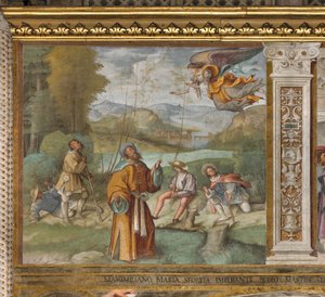 Central Aisle, First North Span, meddelelse til Gioacchino, Boccaccio Boccaccino 1514-15 af Boccaccio Boccaccino