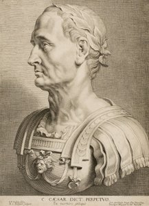 Julius Cæsar, evig diktator, fra tolv berømte græske og romerske mænd, ca. 1633
