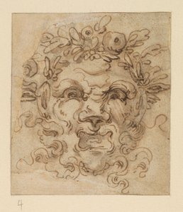 Grotesk maske, 1600-tallet