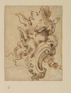 Grotesk maske, 1600-tallet