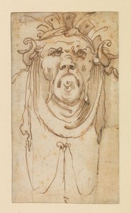 Grotesk maske, 1600-tallet