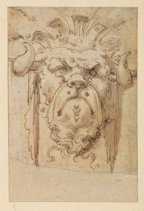 Grotesk maske, 1600-tallet