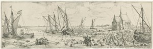 Mislykket angreb på Fort Kallo, 1638 af Bonaventura Peeters (I)